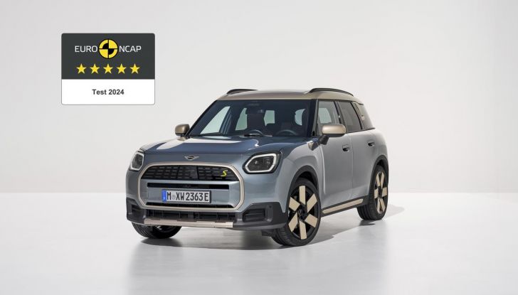 Mini Countryman 2024 test Euro NCAP