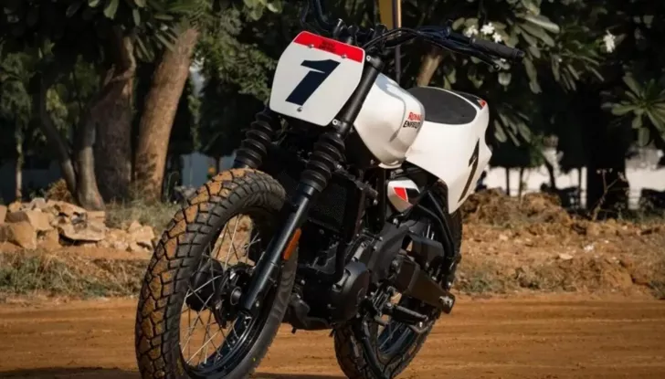 La Royal Enfield FT450: la moto per dominare il Flat Track - Foto 1 di 3