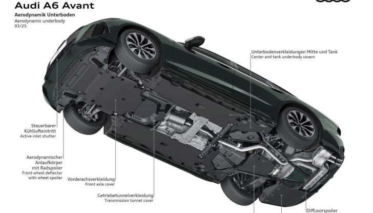 Audi A6 Avant 2025: la regina delle station wagon si rinnova - Foto 50 di 66