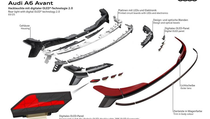 Audi A6 Avant 2025: la regina delle station wagon si rinnova - Foto 54 di 66