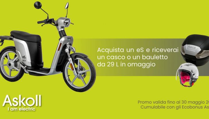 Askoll promozioni scooter elettrici maggio 2025