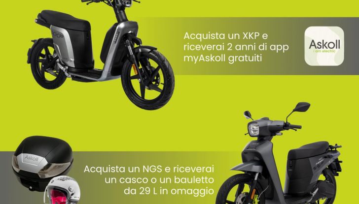 Askoll promozioni scooter elettrici maggio 2025
