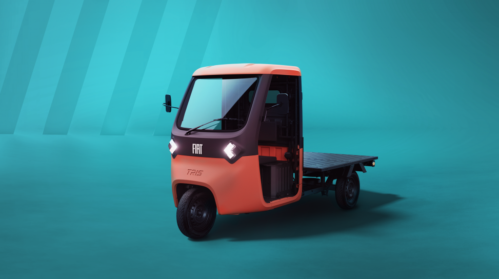 Fiat TRIS, il primo veicolo elettrico a tre ruote della storia del marchio