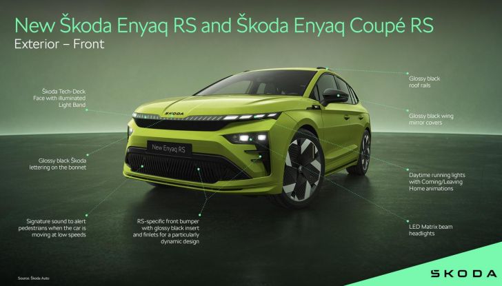 Skoda Enyaq RS: quando l’elettrico incontra la sportività - Foto 21 di 24