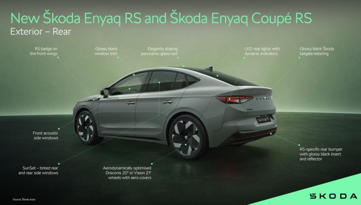 Skoda Enyaq RS: quando l’elettrico incontra la sportività - Foto 22 di 24