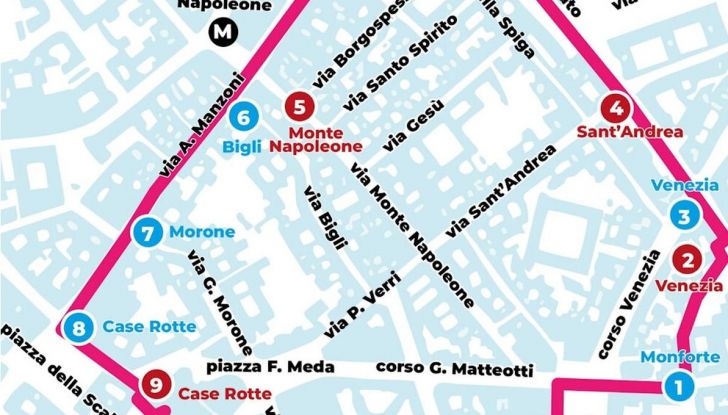 ZTL Quadrilatero della Moda Milano