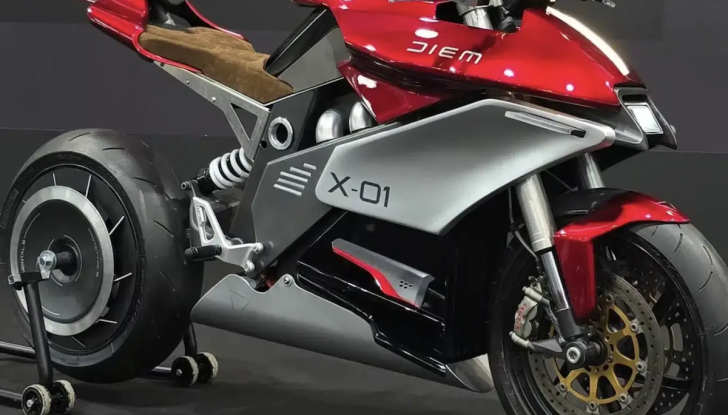 Diem X-01, la moto elettrica con motore assiale integrato nel mozzo - Foto 2 di 2