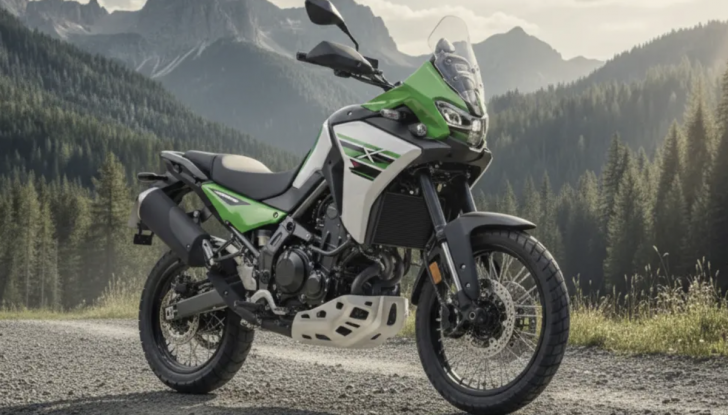 Kawasaki KLE 500: il ritorno della crossover da rallye è pronto al debutto - Foto 3 di 4