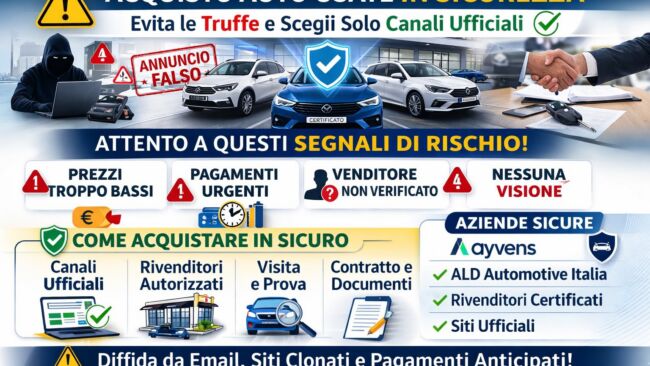 Auto usate online: come evitare le truffe e riconoscere gli annunci davvero sicuri