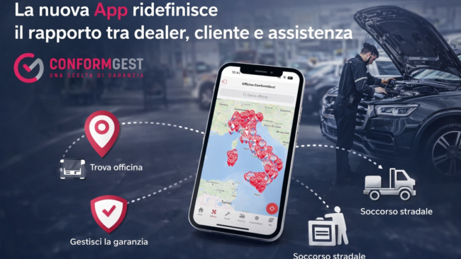 Nuova App ConformGest: più controllo, meno stress. Ecco perché cambia davvero la gestione della tua auto