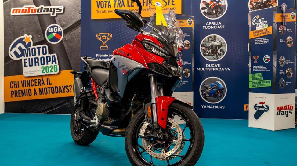 Premio Moto Europa 2026: Ducati Multistrada V4 vince la prima edizione a Motodays