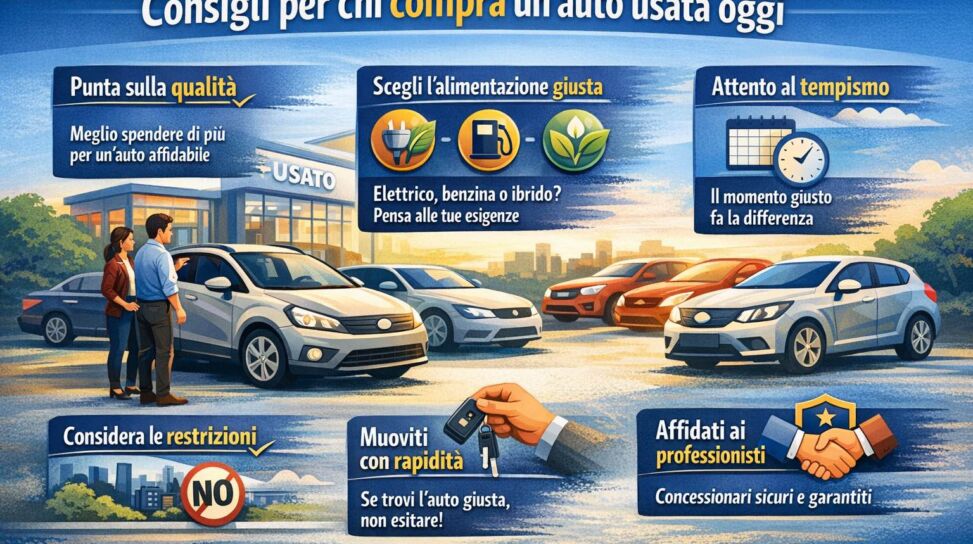 Auto usate, prezzi in lieve aumento: cosa significa davvero per chi compra oggi