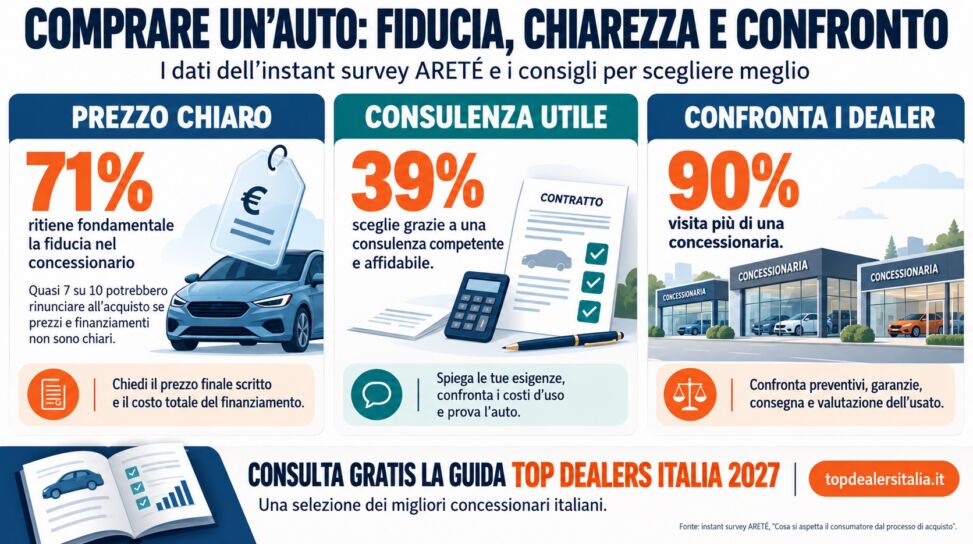 Comprare un’auto: le domande da fare in concessionaria prima di firmare