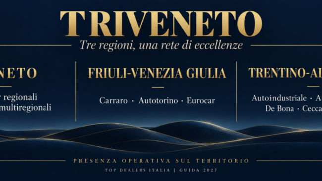Migliori concessionari auto in Veneto, Friuli Venezia Giulia e Trentino Alto Adige: dove scegliere nuovo e usato