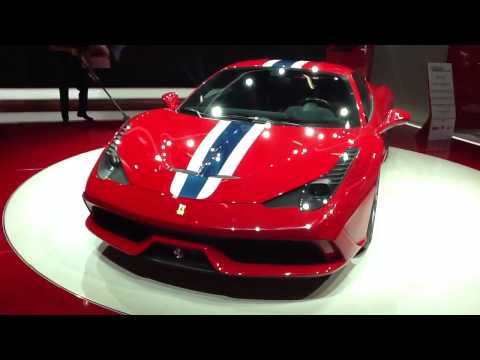 Ferrari 458 Speciale video a Francoforte 2013