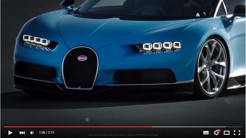Bugatti Chiron: la World Premiere